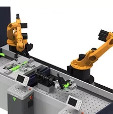 HSG laser welding machine and automatic production