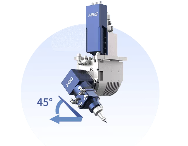 HSG laser cutting machine beveling head
