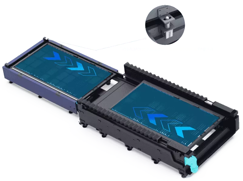 HSG laser cutting machine fully-protective structure