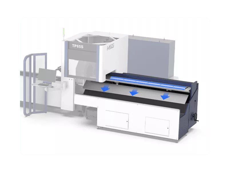HSG laser cutting machine fully-protective structure